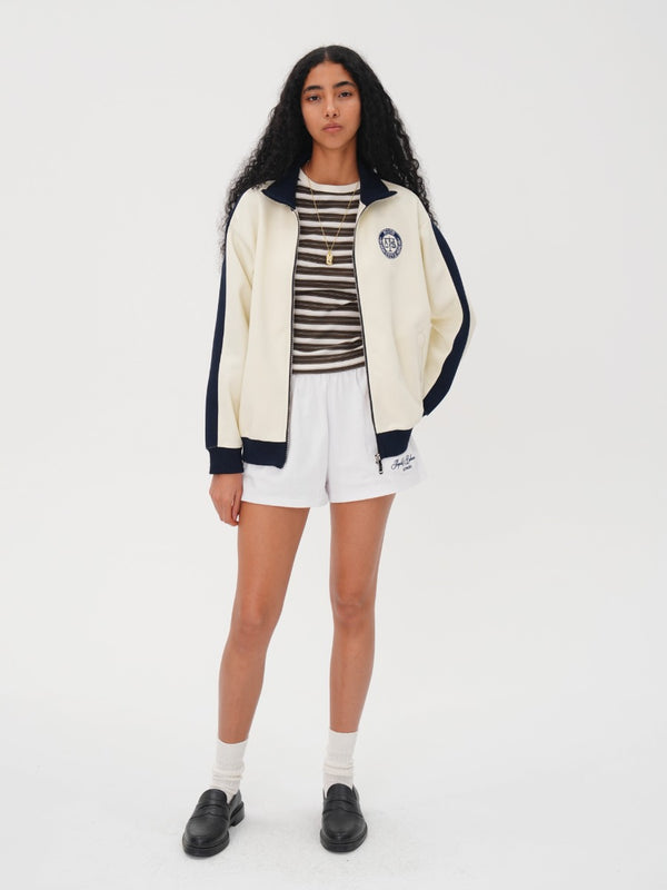 Retro Preppy Style Zip-up Jacket「NEW」