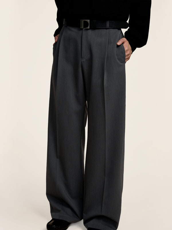 Semi-elastic Suit Pants