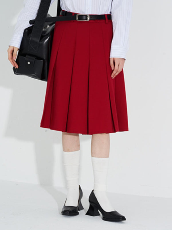 Christmas Series Pleated Skirt