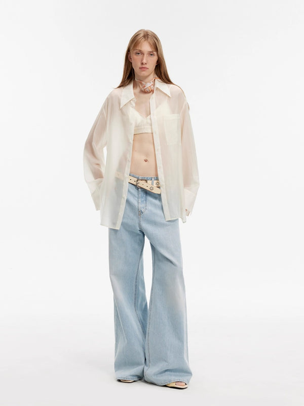 Copper Ammonia Silk Sunscreen Shirt