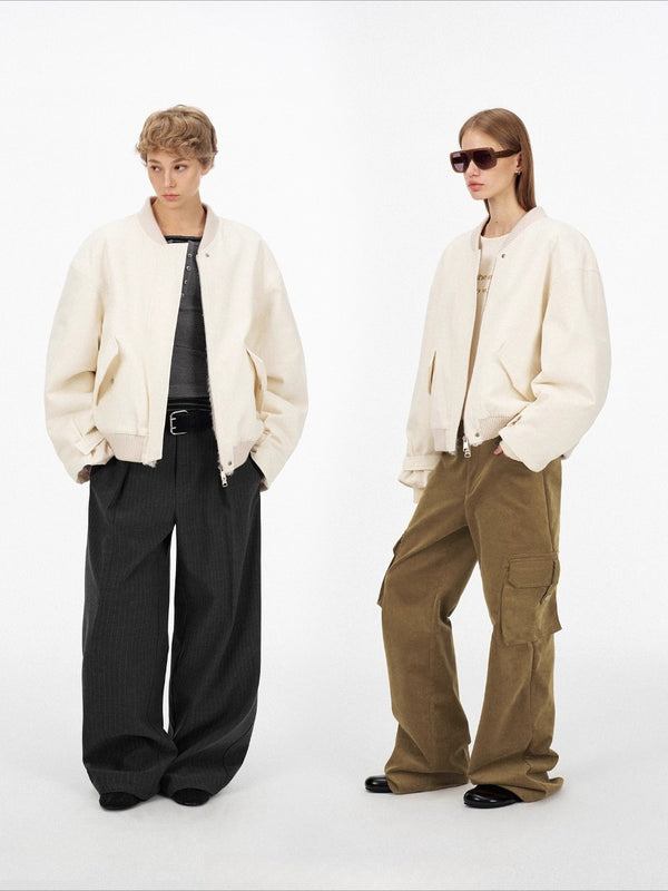 Baseball Collar Lamb Jacket「NEW」