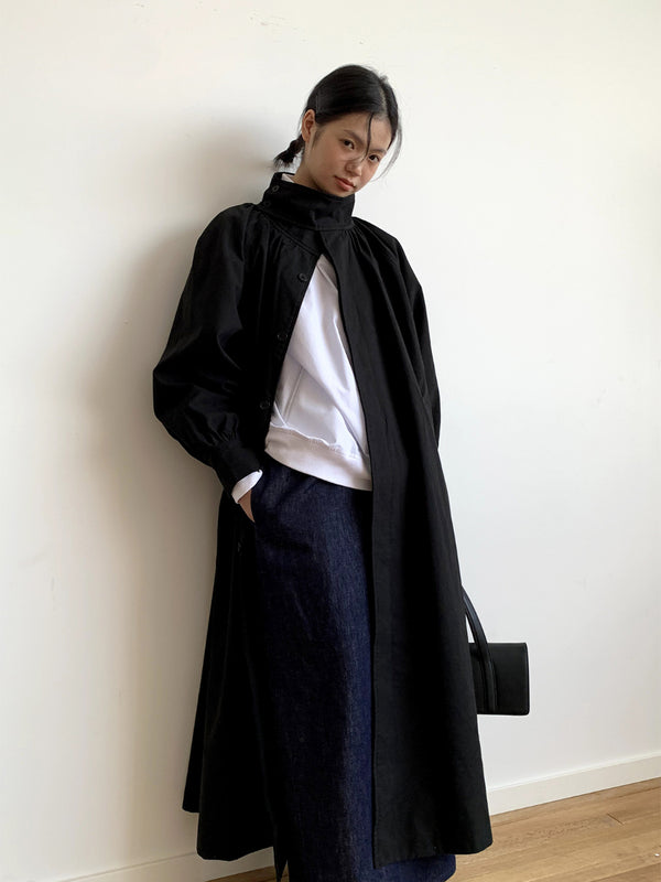 Trapdoor Placket  Coat