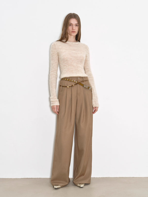 Wide Leg Casual Pants