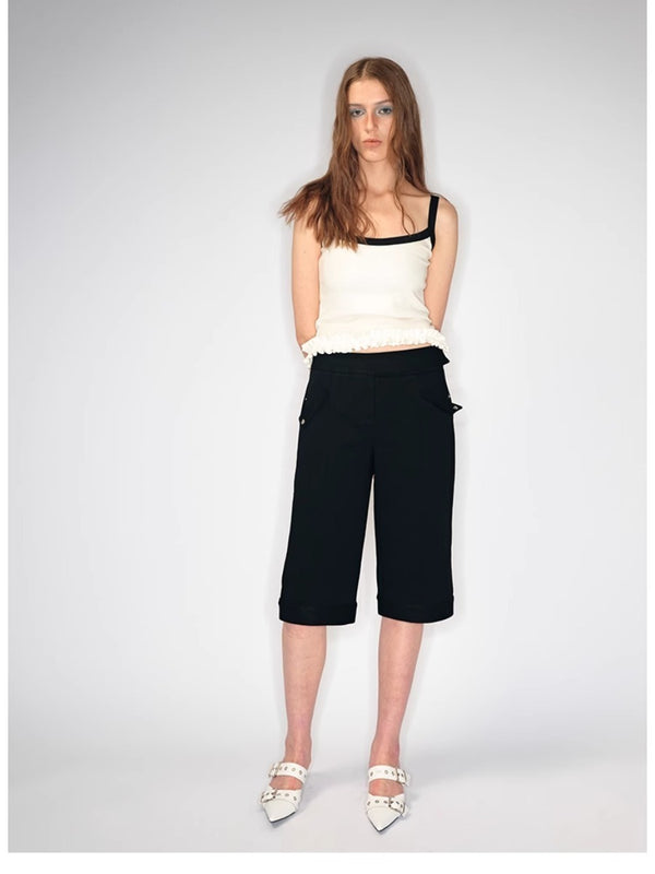 The Band Low Waist Straight Pants