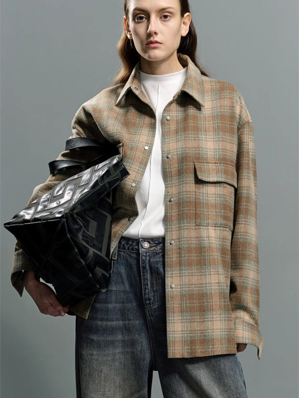 Wool Plaid Shirt