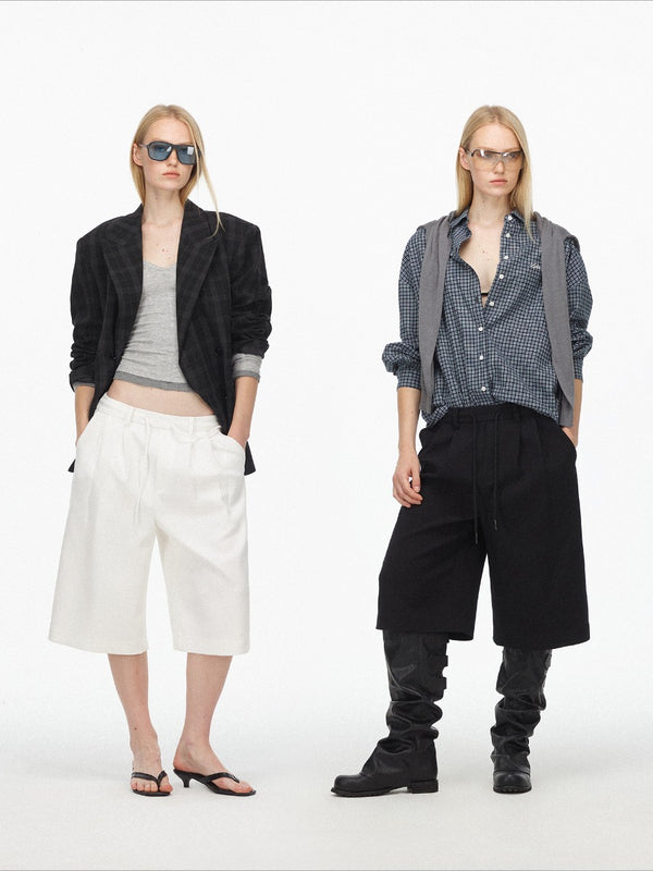 Loose Drawstring Shorts