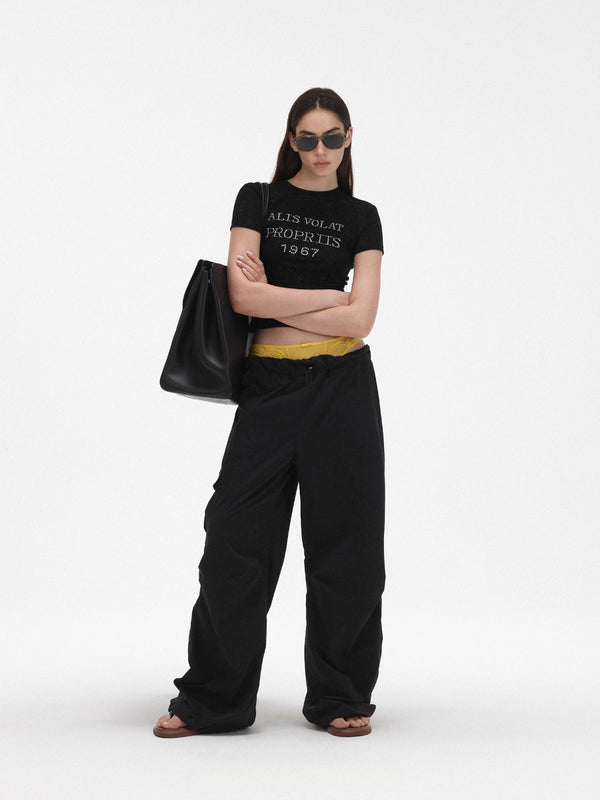 Street-Style Deconstructed Cargo Pants