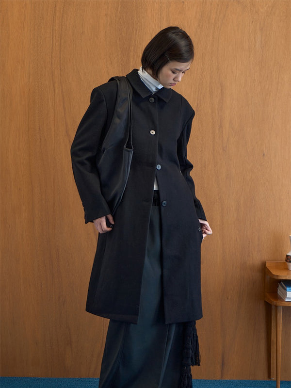 Wide-waisted Multi-pocket Coat