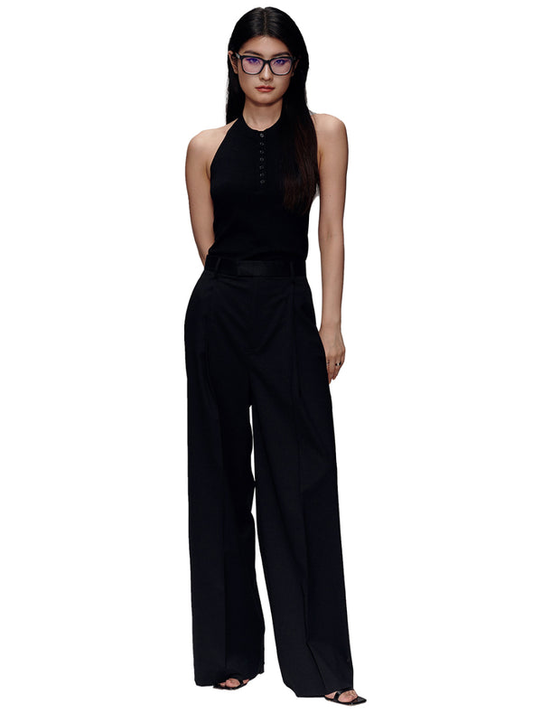 Casual Straight Suit Pants