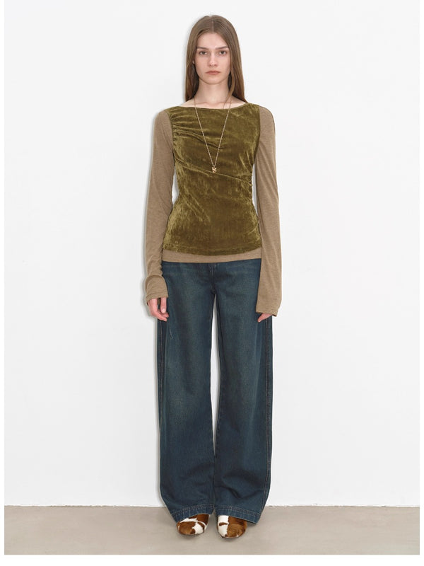 Mid-waist Cotton Jeans