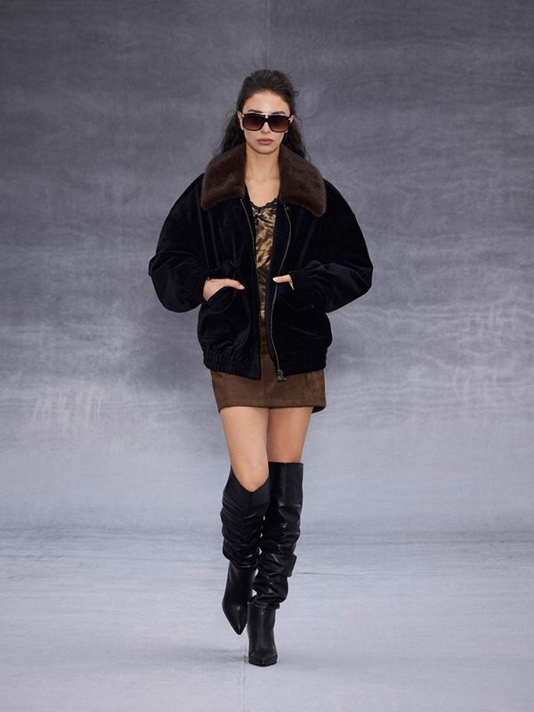 Harrington Jacket with Fur Collar「NEW」