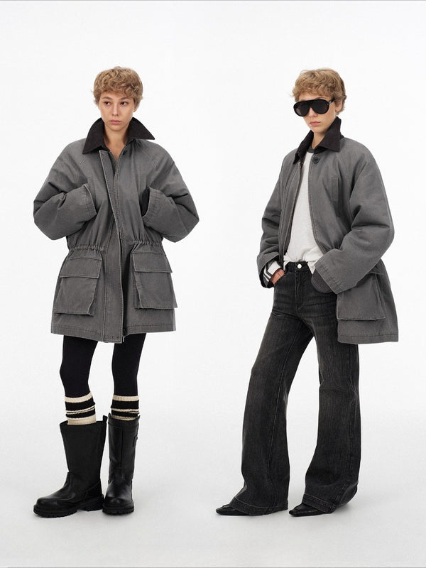 Lapel Cotton Coat「NEW」