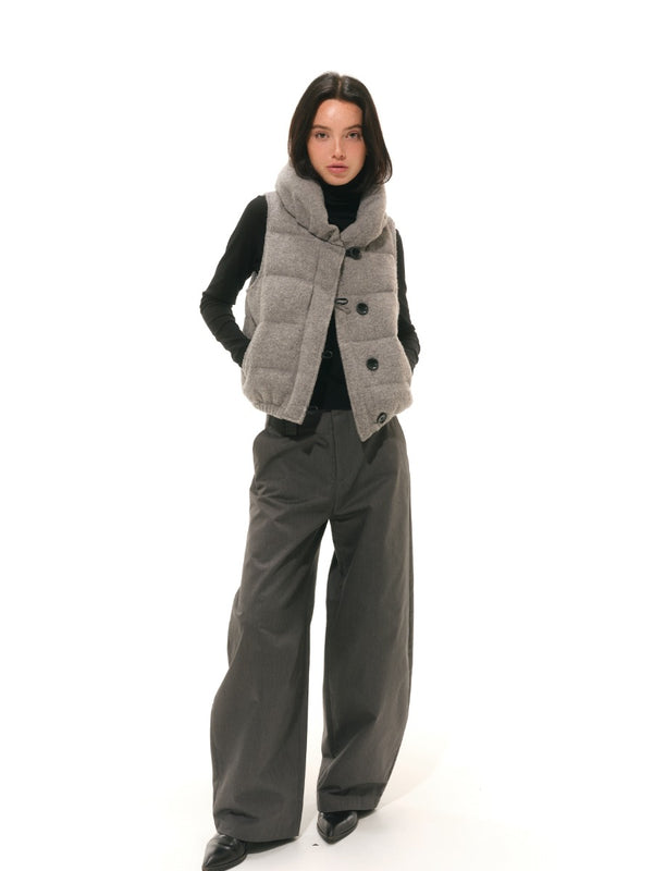 Grey Curved Scimitar Pants「NEW」