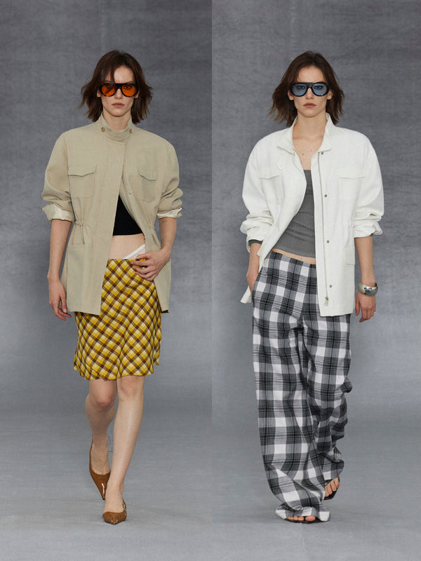 Linen Utility Pocket Hunting Jacket