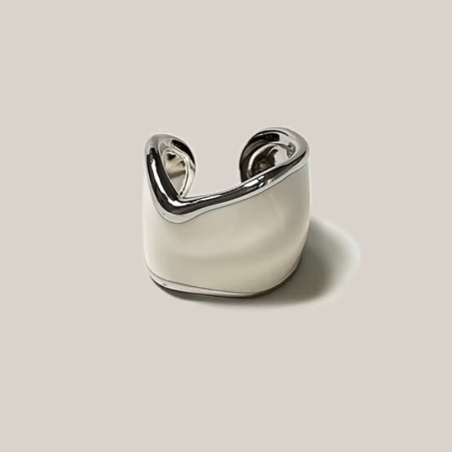 Cloudward Wide Band Statement Ring
