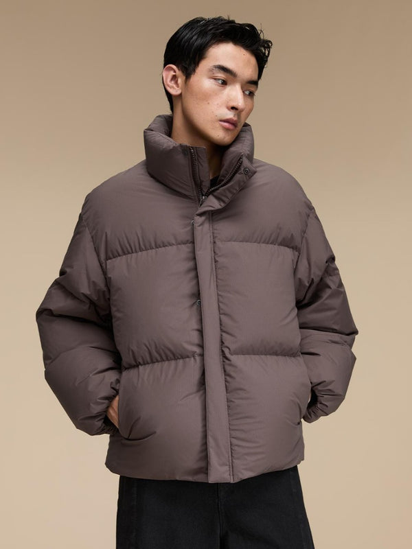 Short White Duck Down Jacket