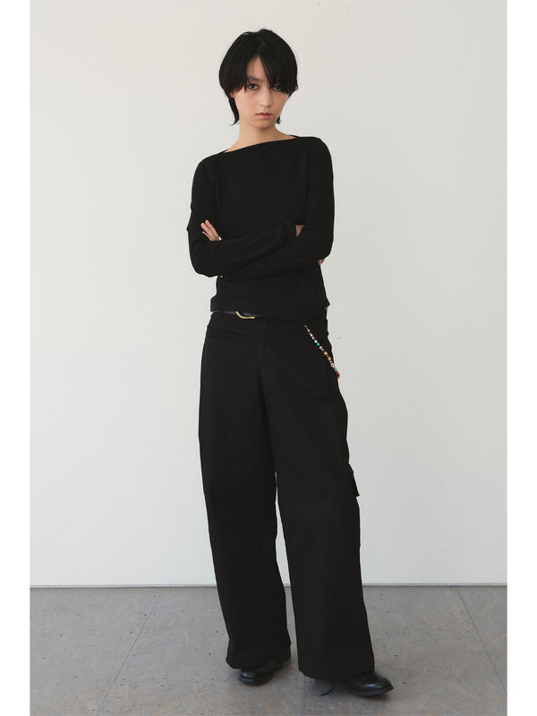 Mid-waisted Pleated Wide-leg Pants「NEW」