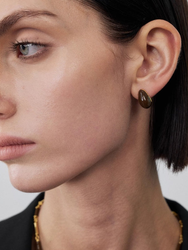 Color-Block Drop Earring