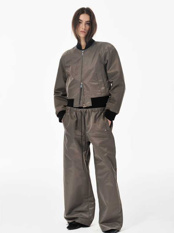 Drawstring Casual Cargo Pants