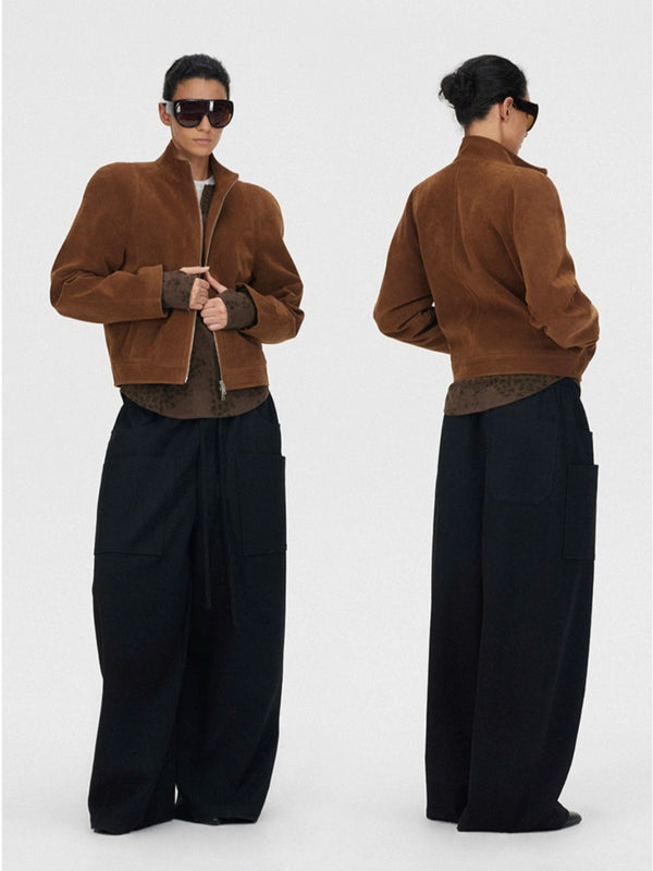 Suede Short Leather Jacket「NEW」