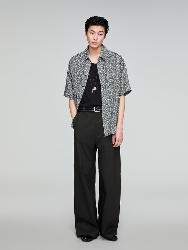 Double-sided Woven Textured T-Shirt