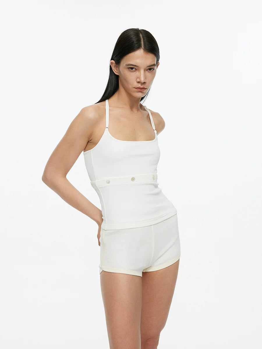 Cloudward Removable Button Sling Tube Top