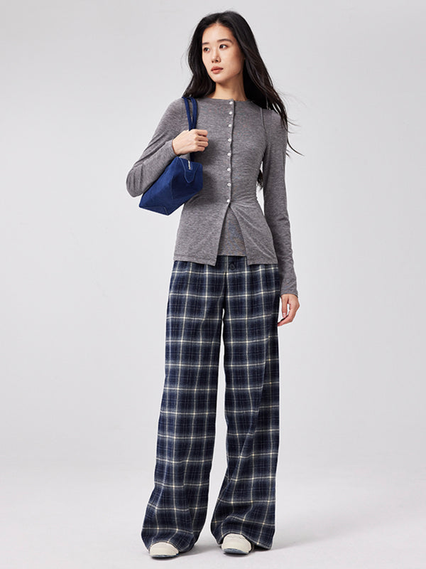 Vintage Plaid Pants