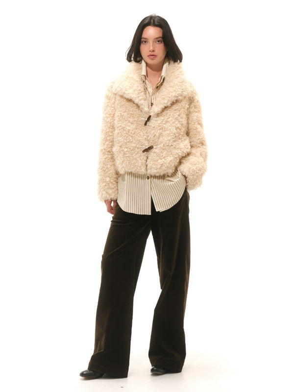 Corduroy Side-zip Straight-leg Pants「NEW」