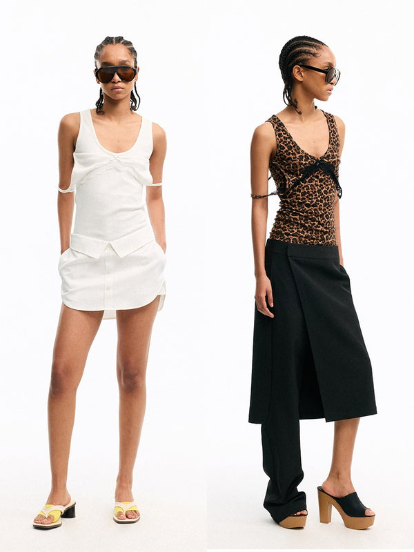 Fake Two-piece Lace Camisole