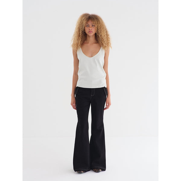 Two-tone Knitted Vest