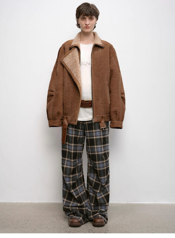 Shearling Biker Jacket