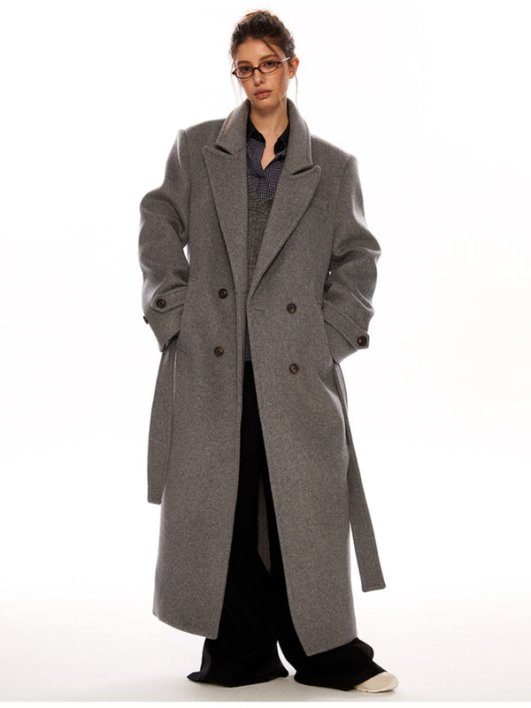 Grey Wool Coat