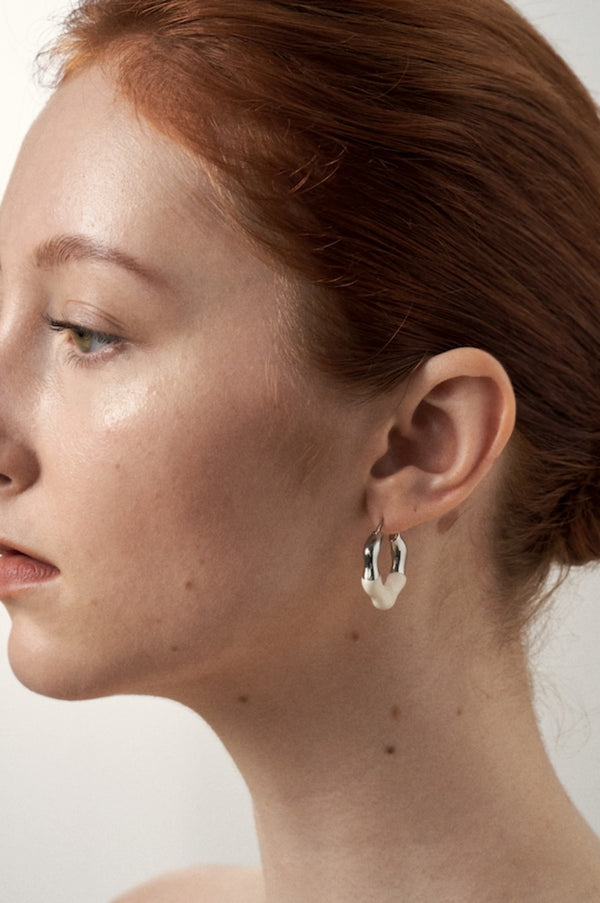 Jean Arp Series Circle Earrings