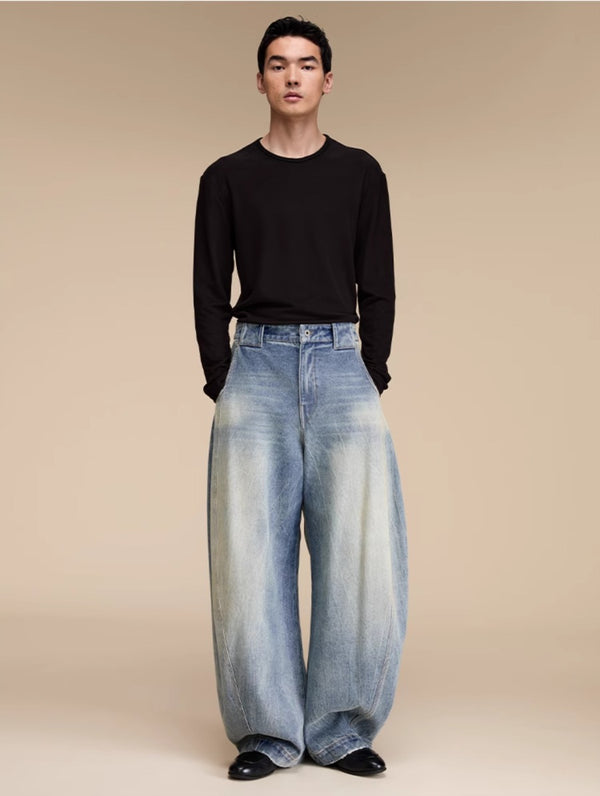 Branch Texture Scimitar Jeans