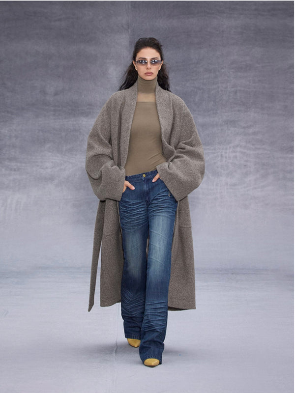 Washed Low-rise Straight Leg Jeans「NEW」