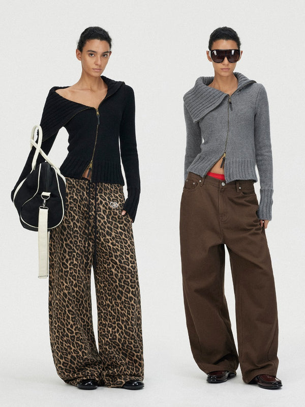 Lapel Knitted Wool Cardigan「NEW」