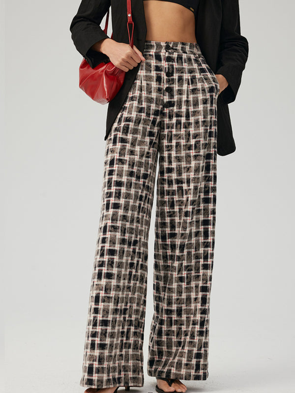 Lazy Plaid Pants