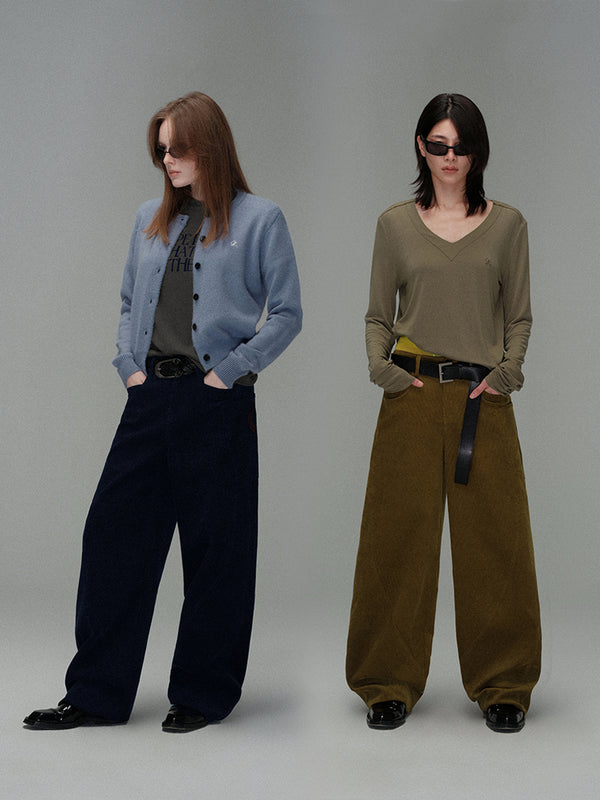 Fleece Corduroy Pants