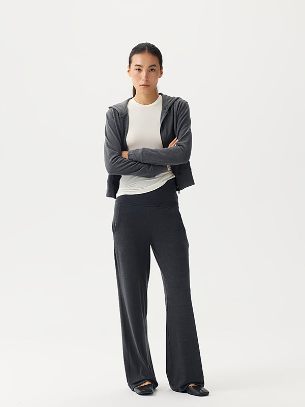 Loose Fit Zip-Up Hoodie