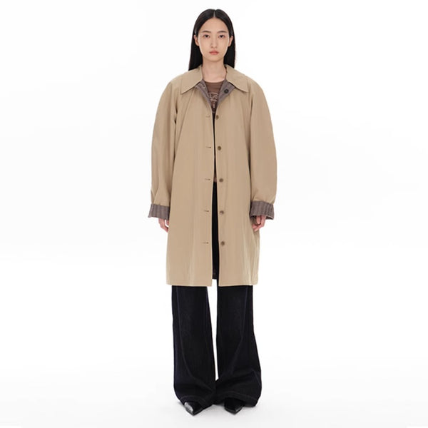 Double-sided Oversized Trench Coat