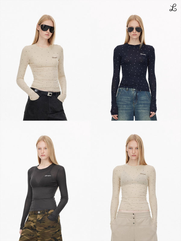 Crew Neck Slim Fit Lightweight Knitwear