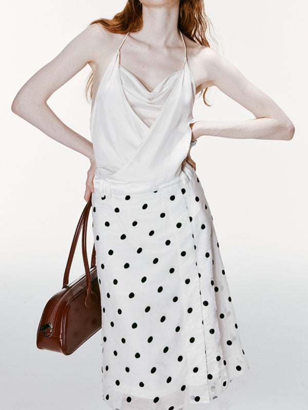 Lace Polka Dot Skirt